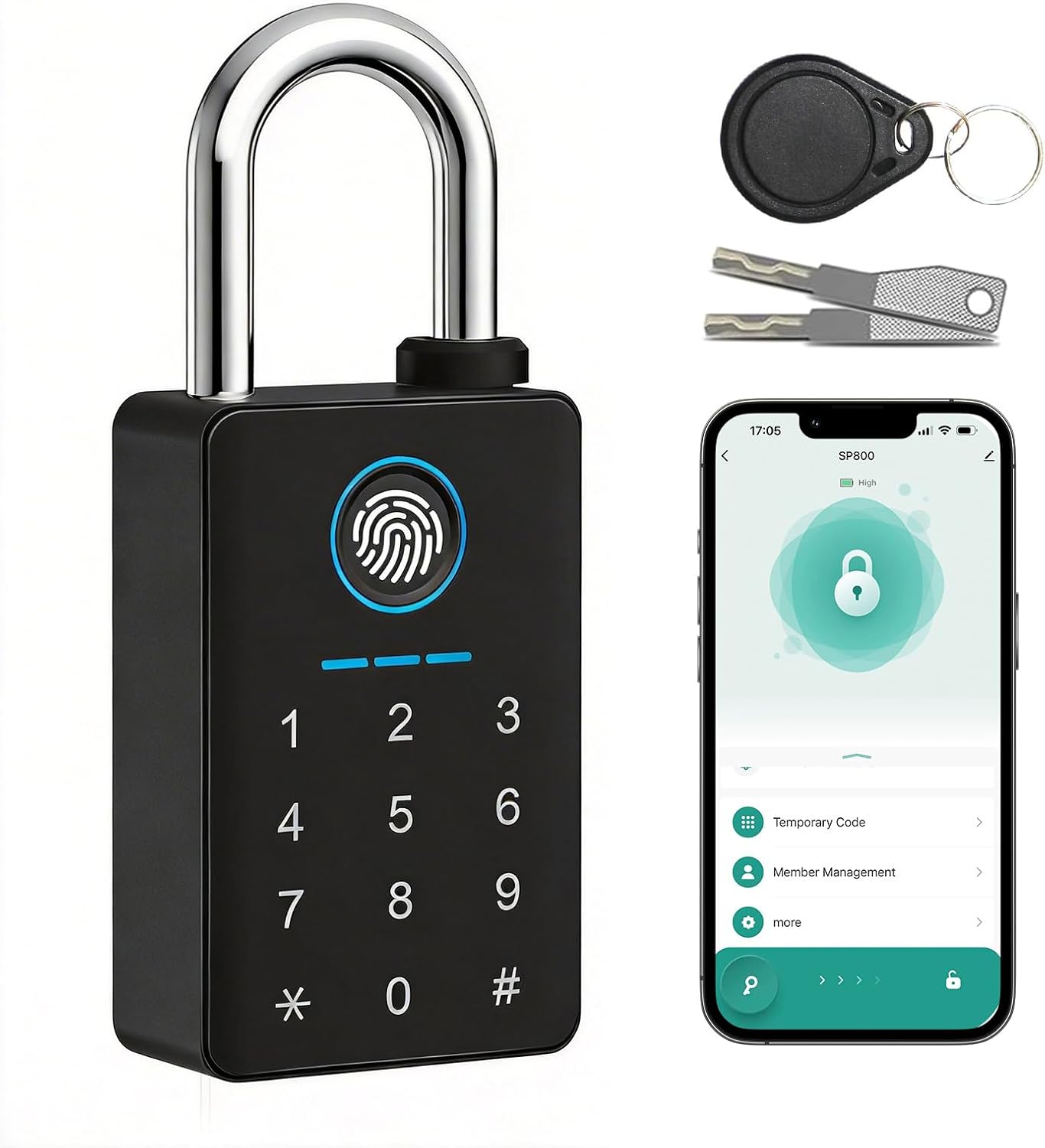 Secure Touch Elite Smart Padlock