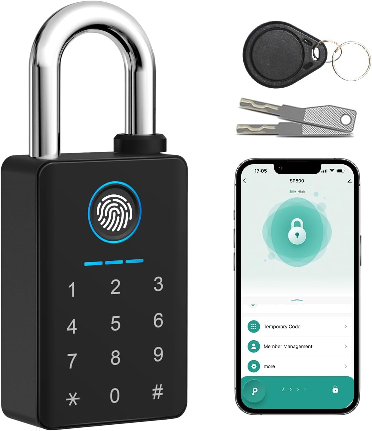 Secure Touch Elite Smart Padlock