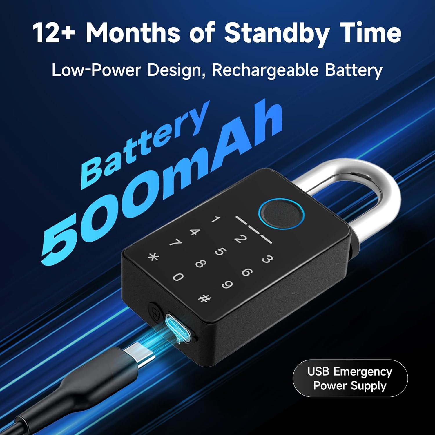 Secure Touch Elite Smart Padlock