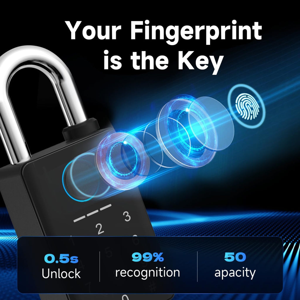 Secure Touch Elite Smart Padlock