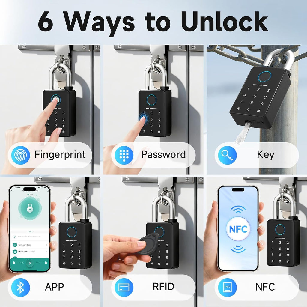 Secure Touch Elite Smart Padlock