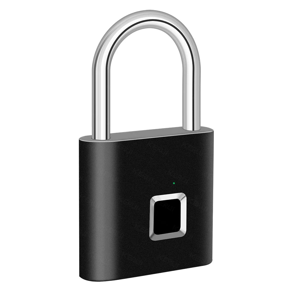 Smart Fingerprint Padlock – Keyless USB Rechargeable Lock