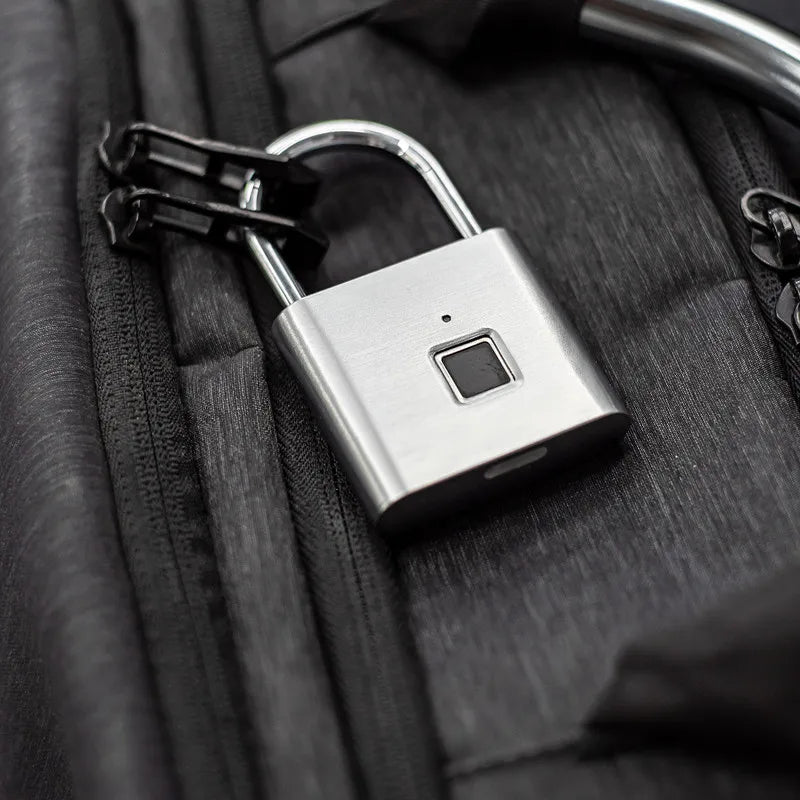 Smart Fingerprint Padlock – Keyless USB Rechargeable Lock
