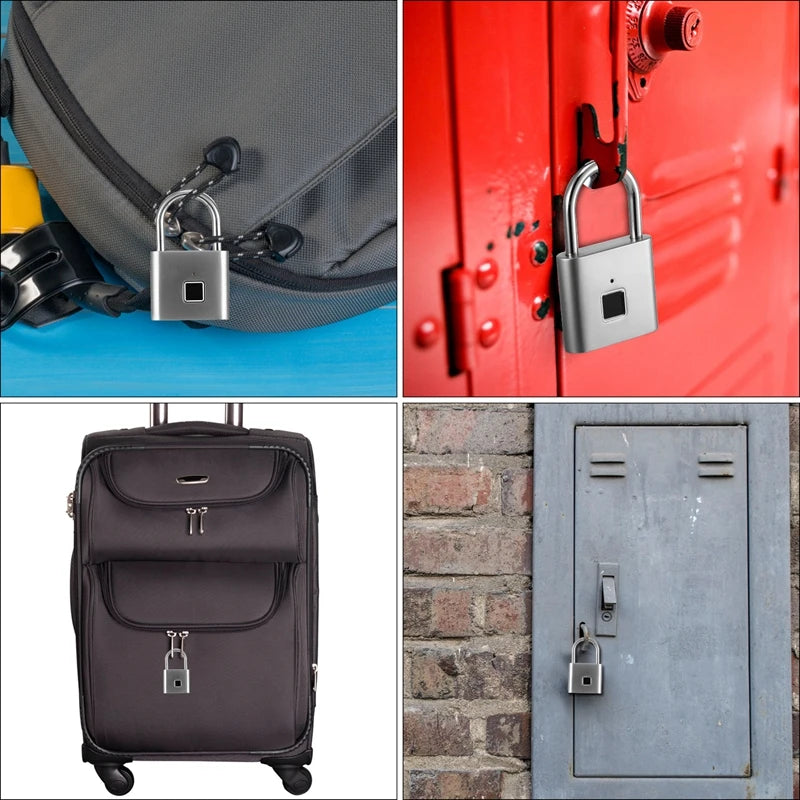 Smart Fingerprint Padlock – USB-Rechargeable, Keyless Access for Quick, Secure Protection